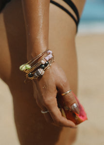 Bangle with Crown Flower (Priced Individually)