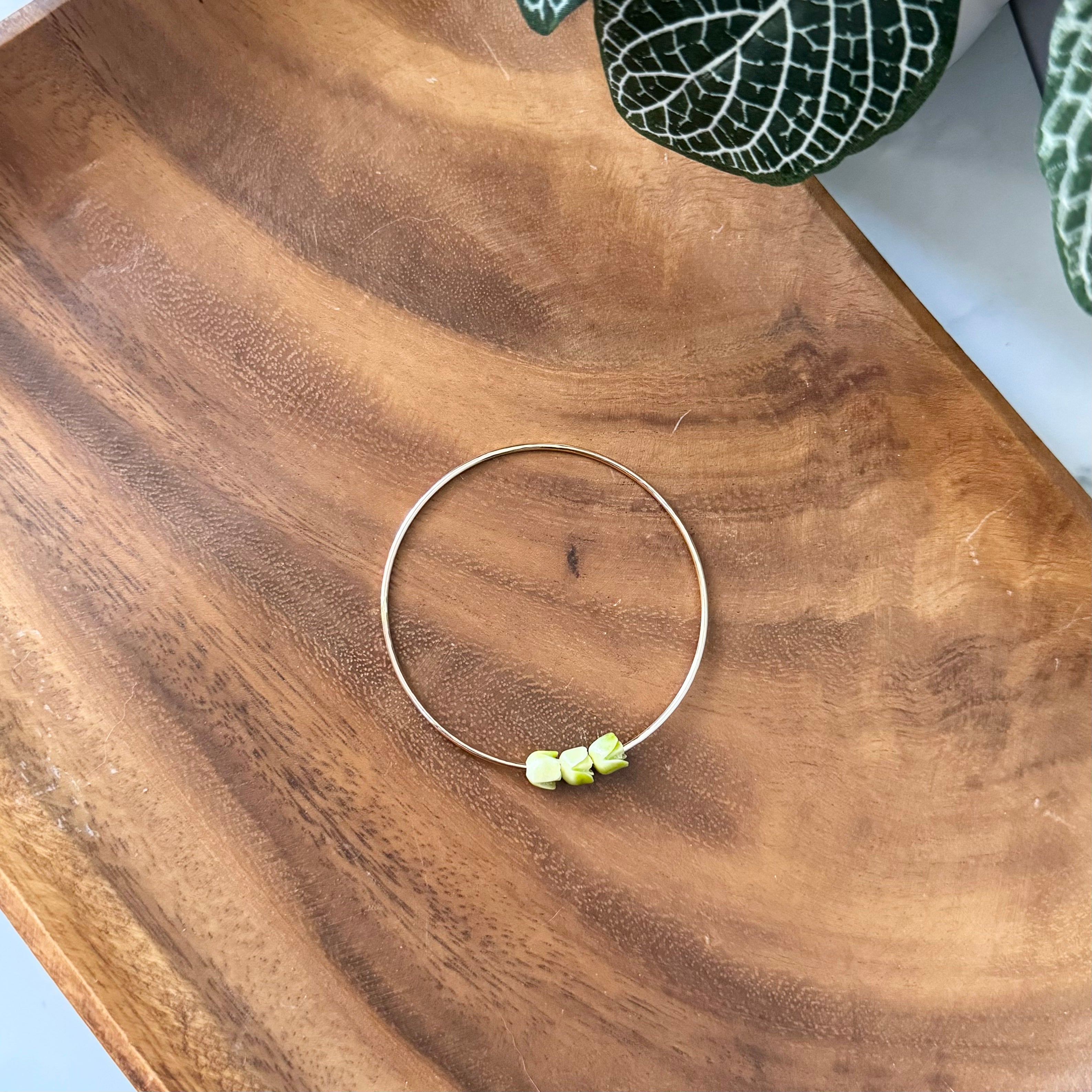 Triple Green Pakalana Bangle (Priced Individually)