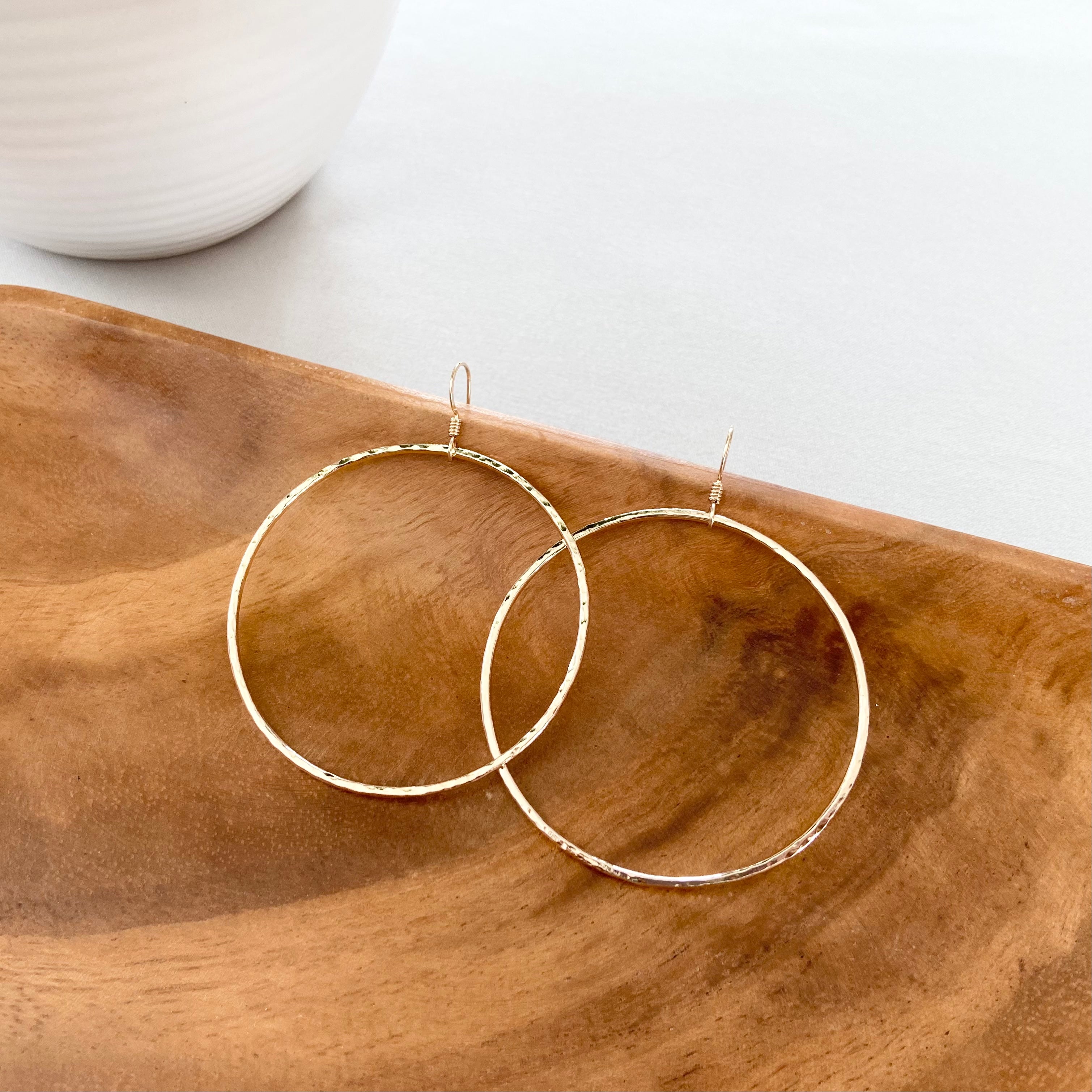 Plain Gold Hoops