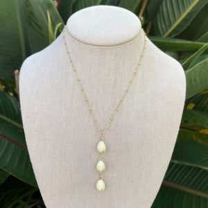 Vertical Pikake Necklace